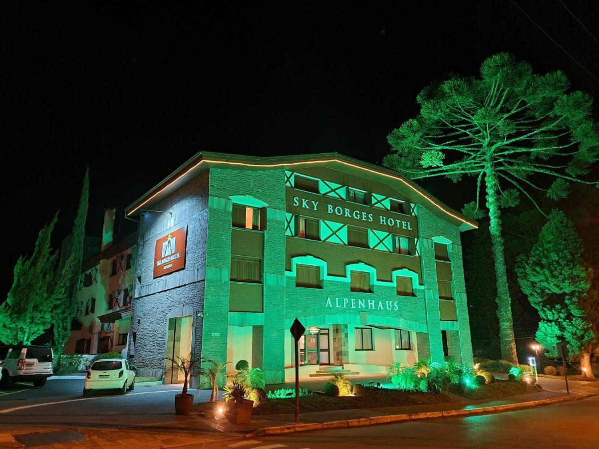 Sky Borges Hotel Alpenhaus - Gramado Esterno foto