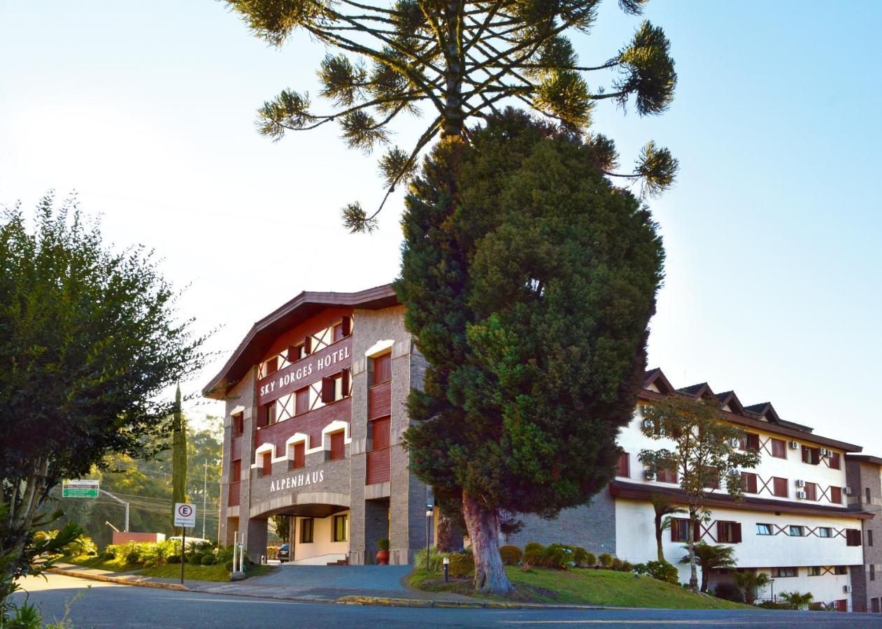 Sky Borges Hotel Alpenhaus - Gramado Esterno foto